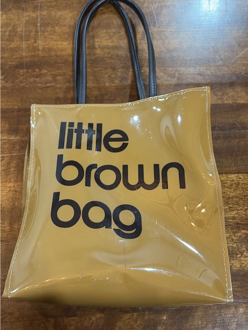 Bloomingdale's Little Brown Bag Patent Tote